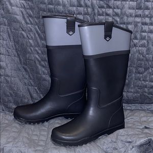 Sperry Women’s Grey Rain Boots Size 8